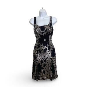 Janine Silver Metallic Mosaic Dress